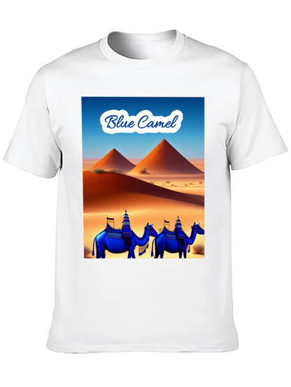 Camiseta Negra Blue Camel Desierto