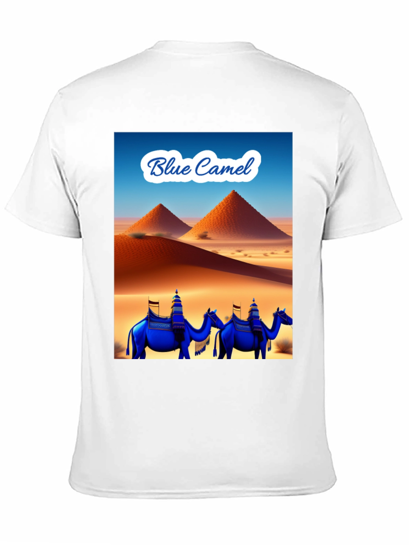 Camiseta Negra Blue Camel Desierto