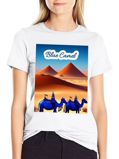 Camiseta Negra Blue Camel Desierto