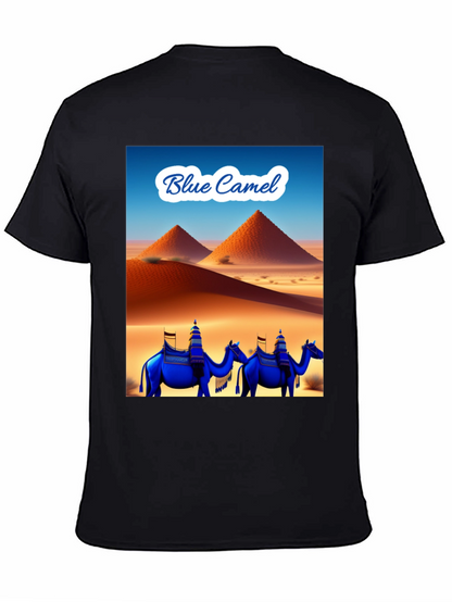 Camiseta Negra Blue Camel Desierto