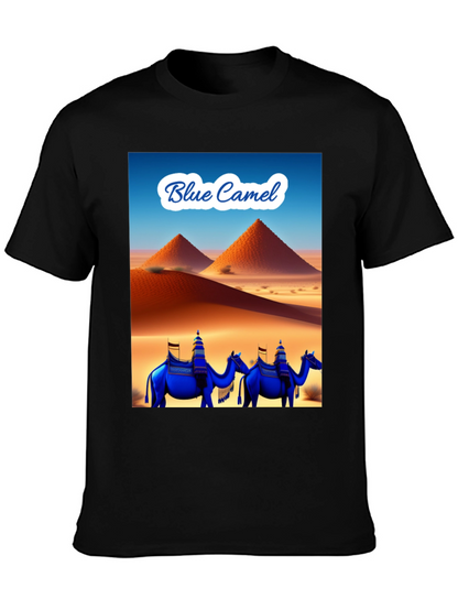 Camiseta Negra Blue Camel Desierto