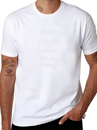 Camiseta Negra: Ayuda a Detener la Propagación