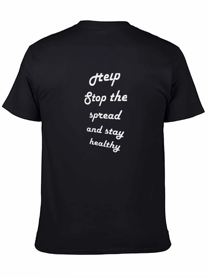 Camiseta Negra: Ayuda a Detener la Propagación