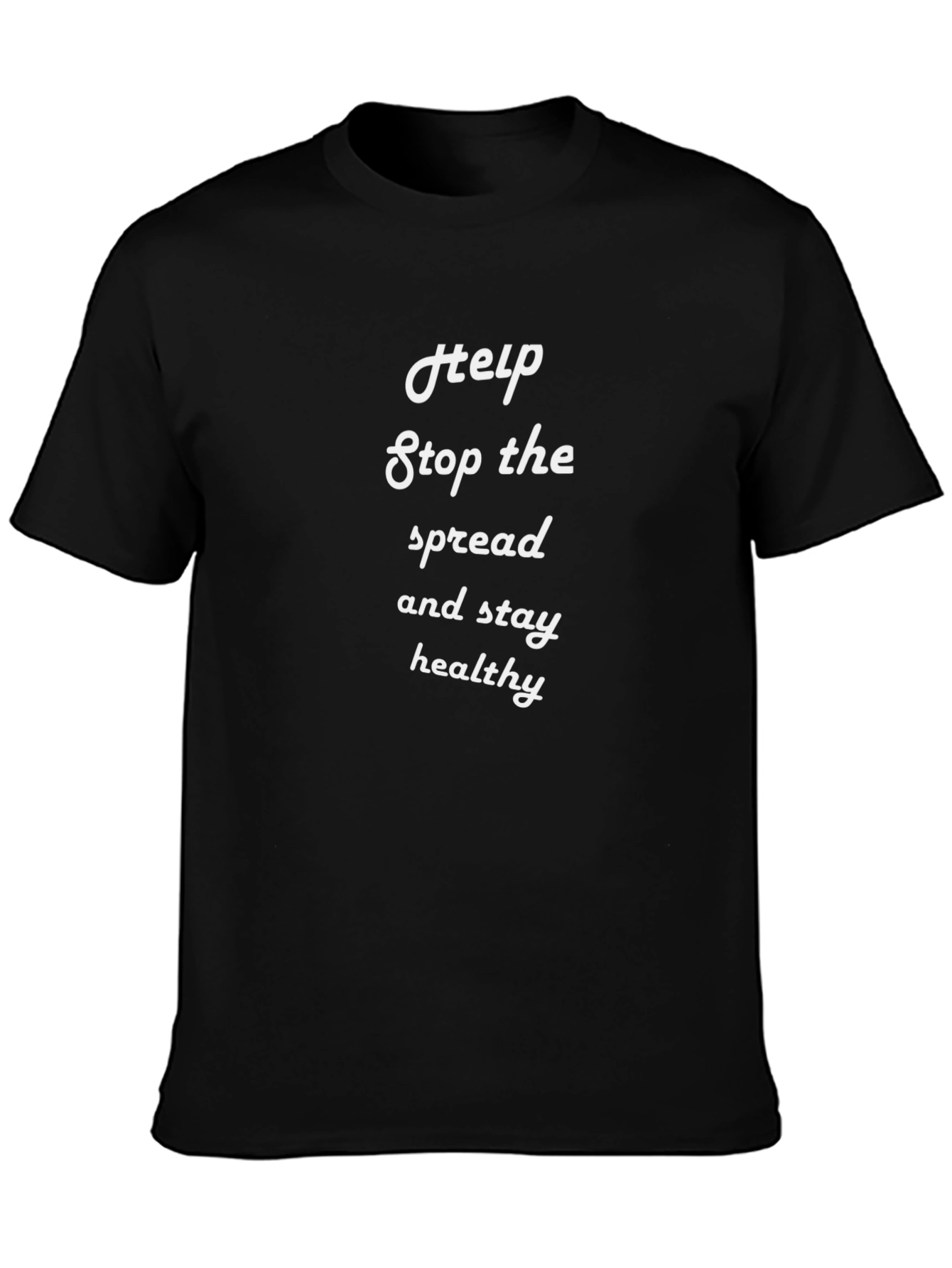 Camiseta Negra: Ayuda a Detener la Propagación