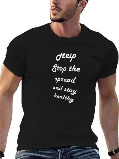 Camiseta Negra: Ayuda a Detener la Propagación