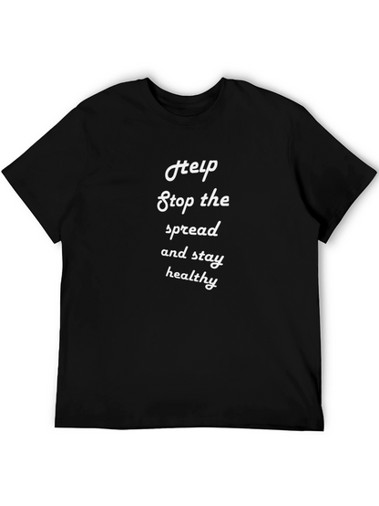 Camiseta Negra: Ayuda a Detener la Propagación