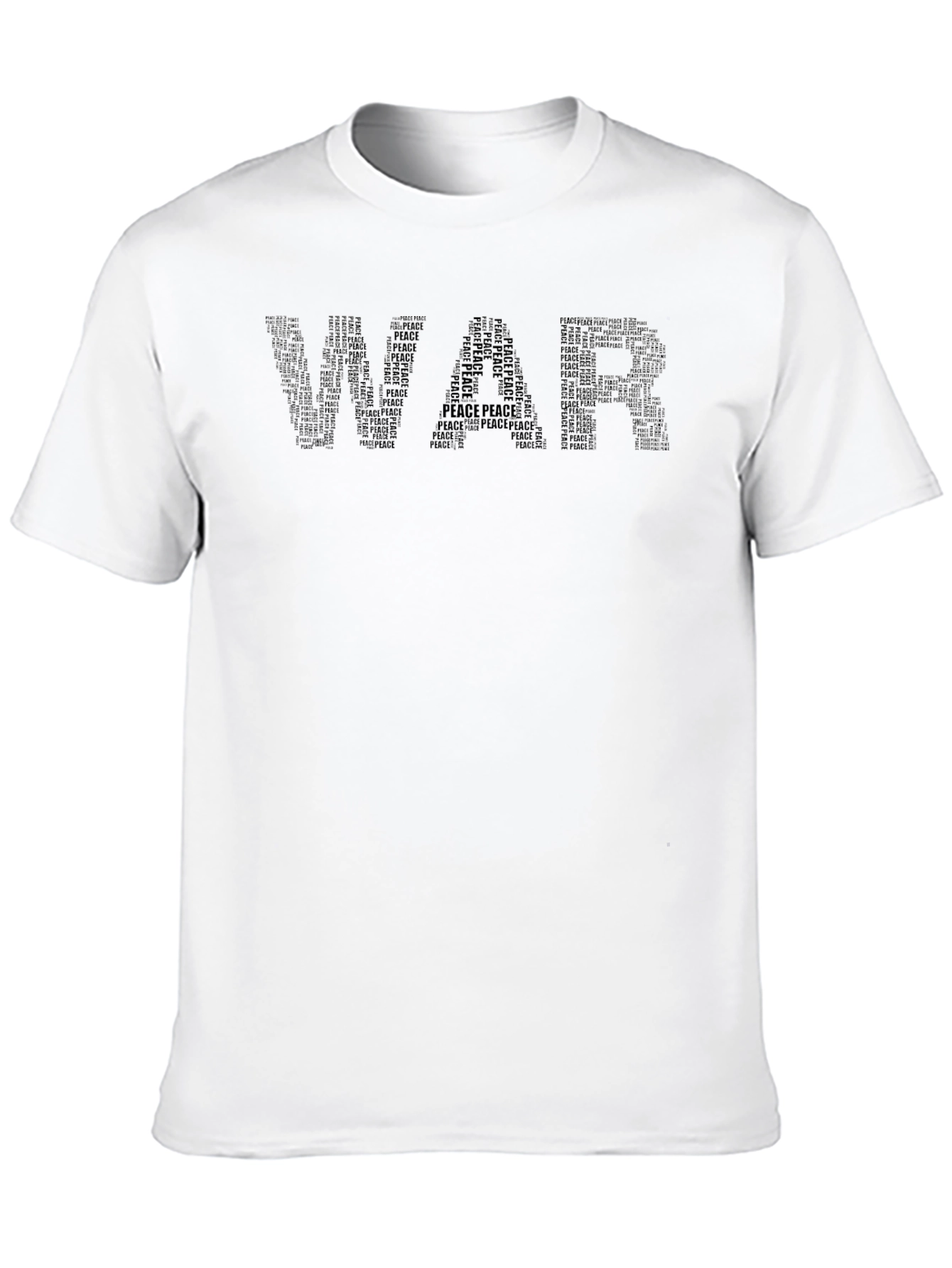 Camiseta Negra War and Peace para Hombre