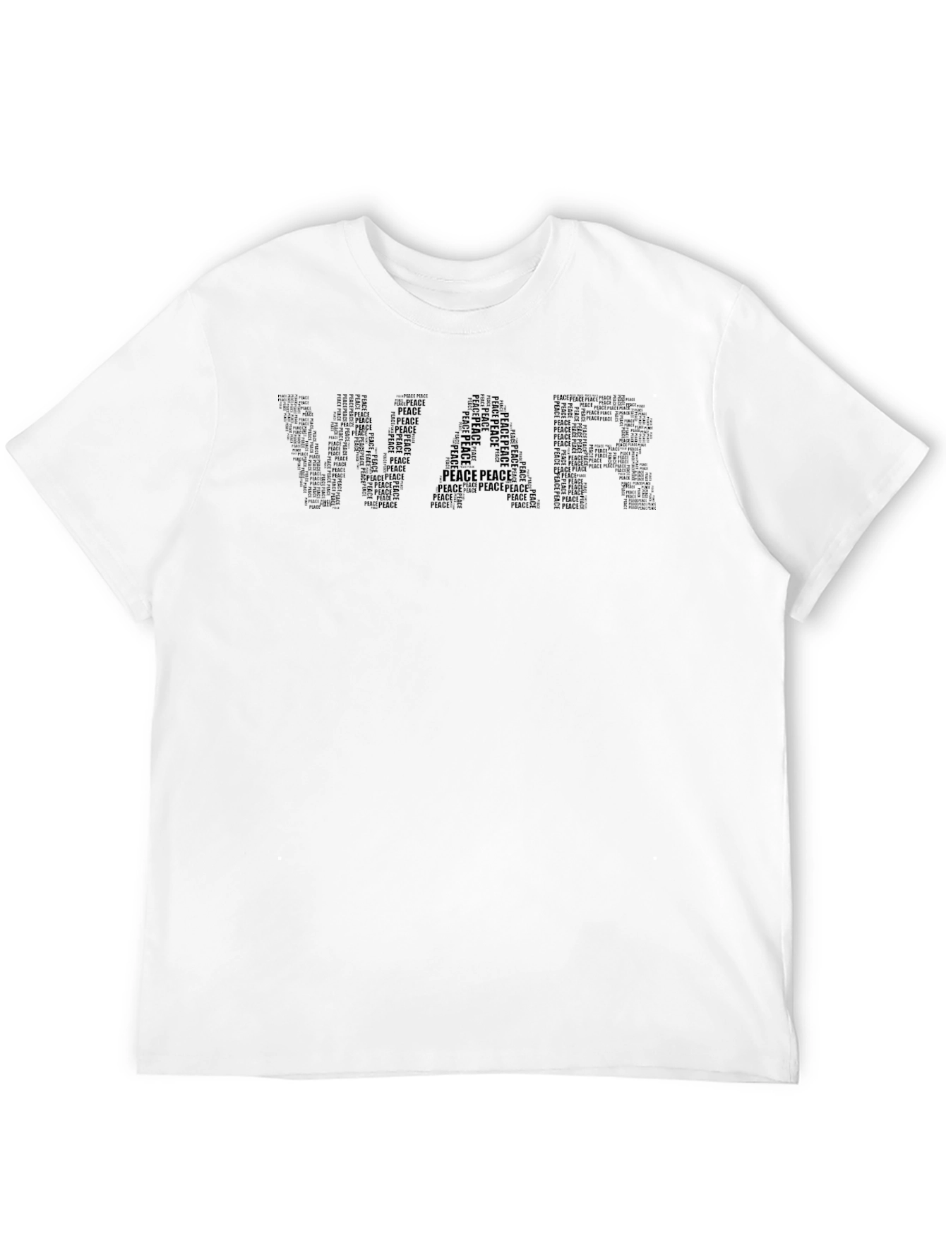 Camiseta Negra War and Peace para Hombre