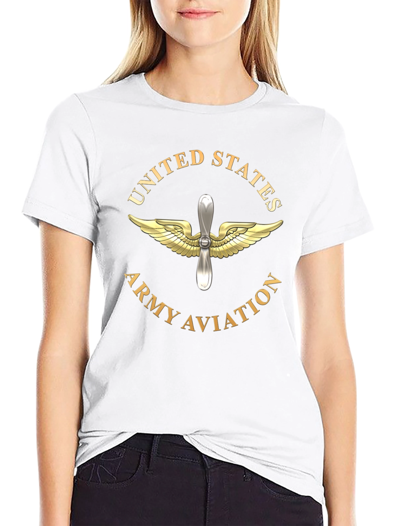 Camiseta Aviación Ejército EEUU - Diseño Único