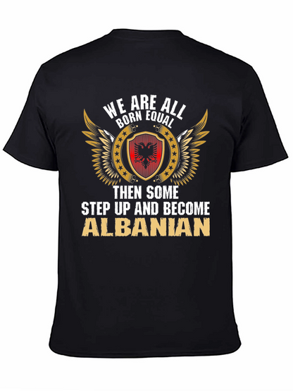 Camiseta We Are All Born Equal Albanian