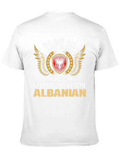 Camiseta We Are All Born Equal Albanian