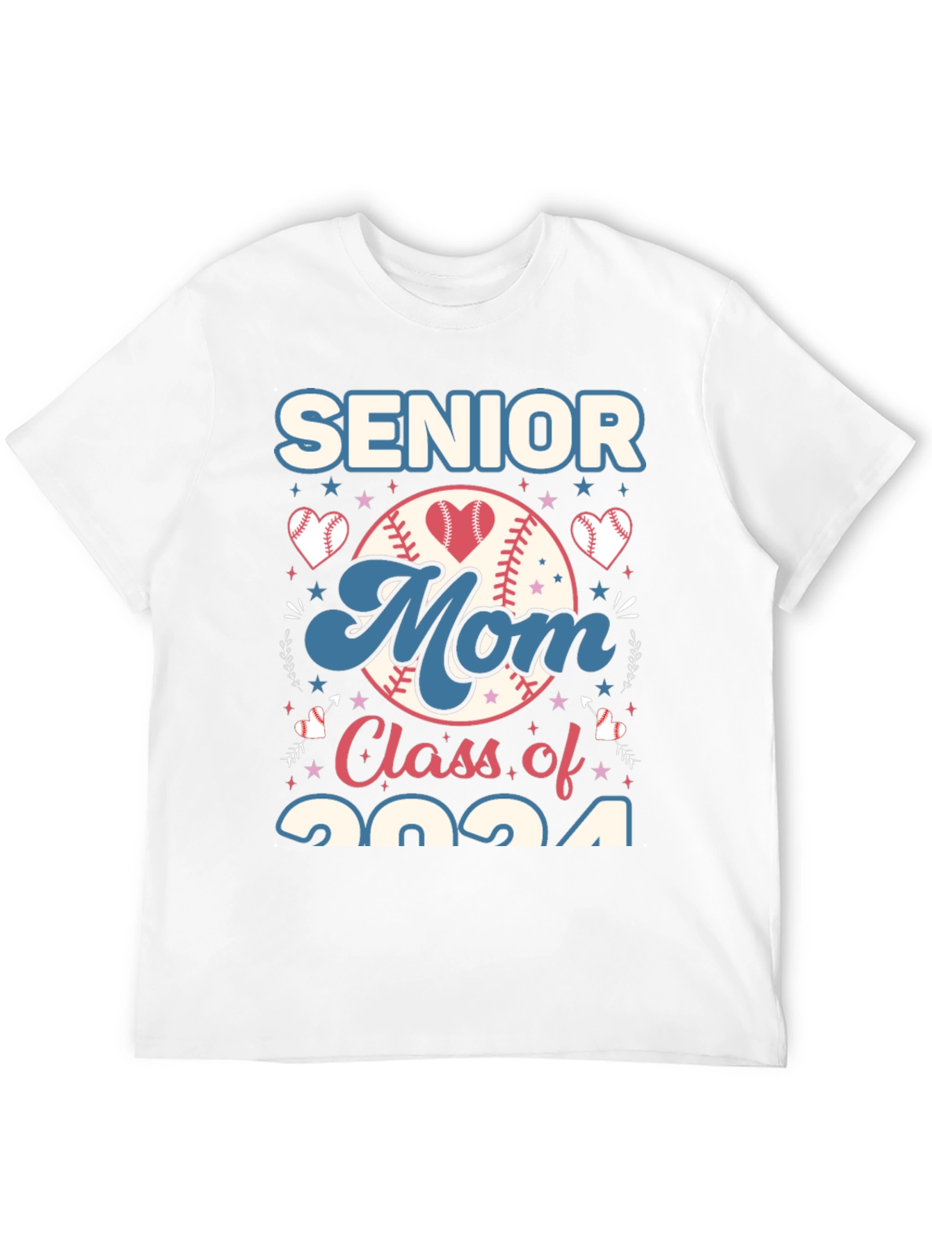 Camiseta Senior Mom Class of 2024 Béisbol