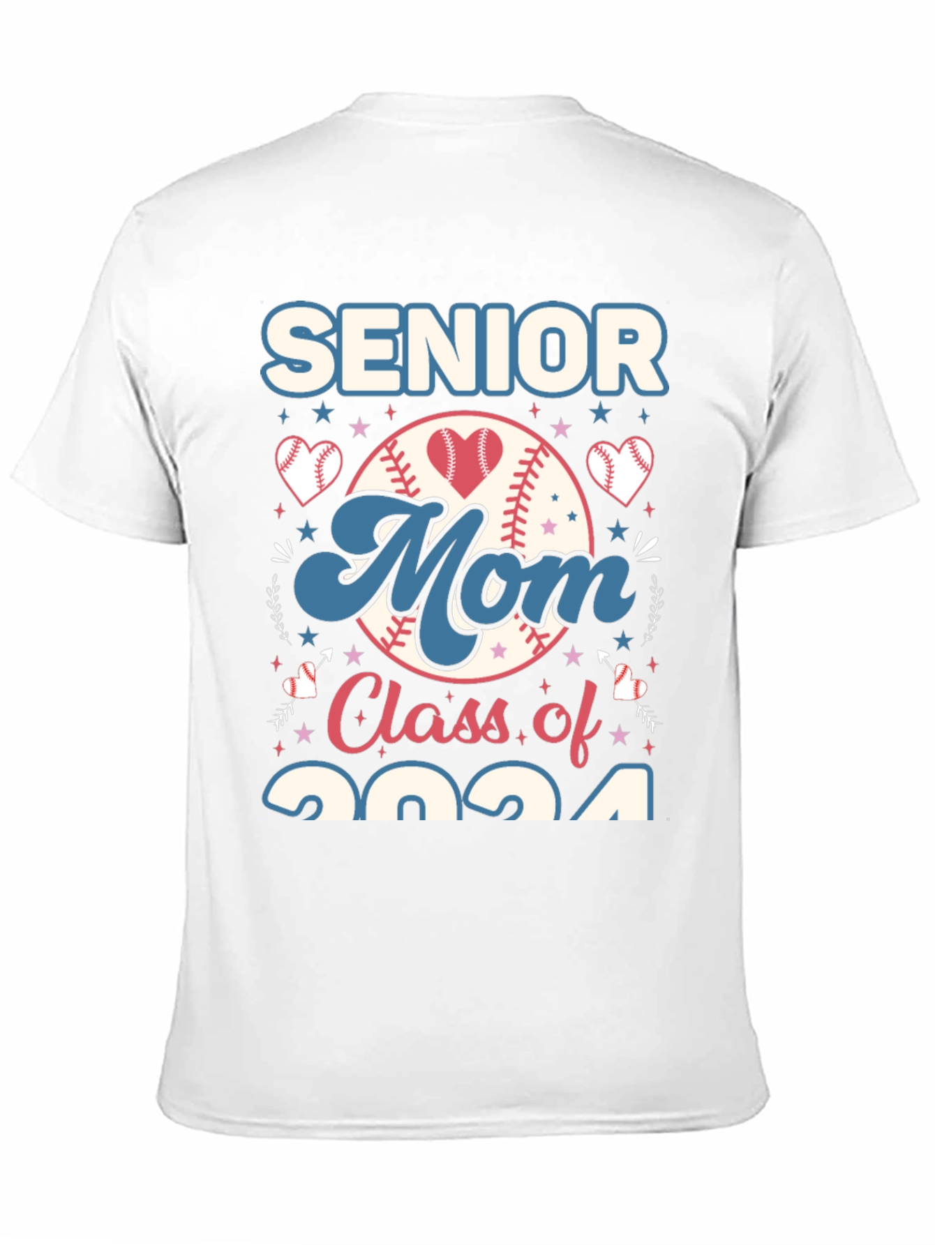 Camiseta Senior Mom Class of 2024 Béisbol