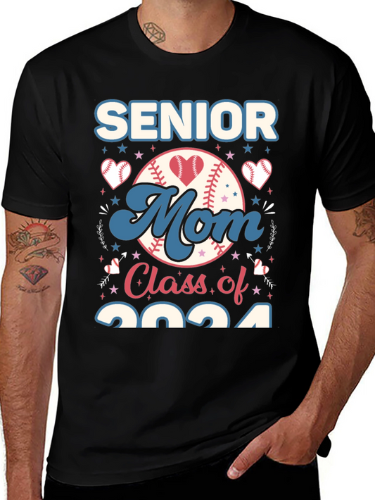 Camiseta Senior Mom Class of 2024 Béisbol