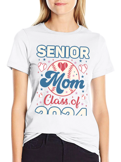 Camiseta Senior Mom Class of 2024 Béisbol