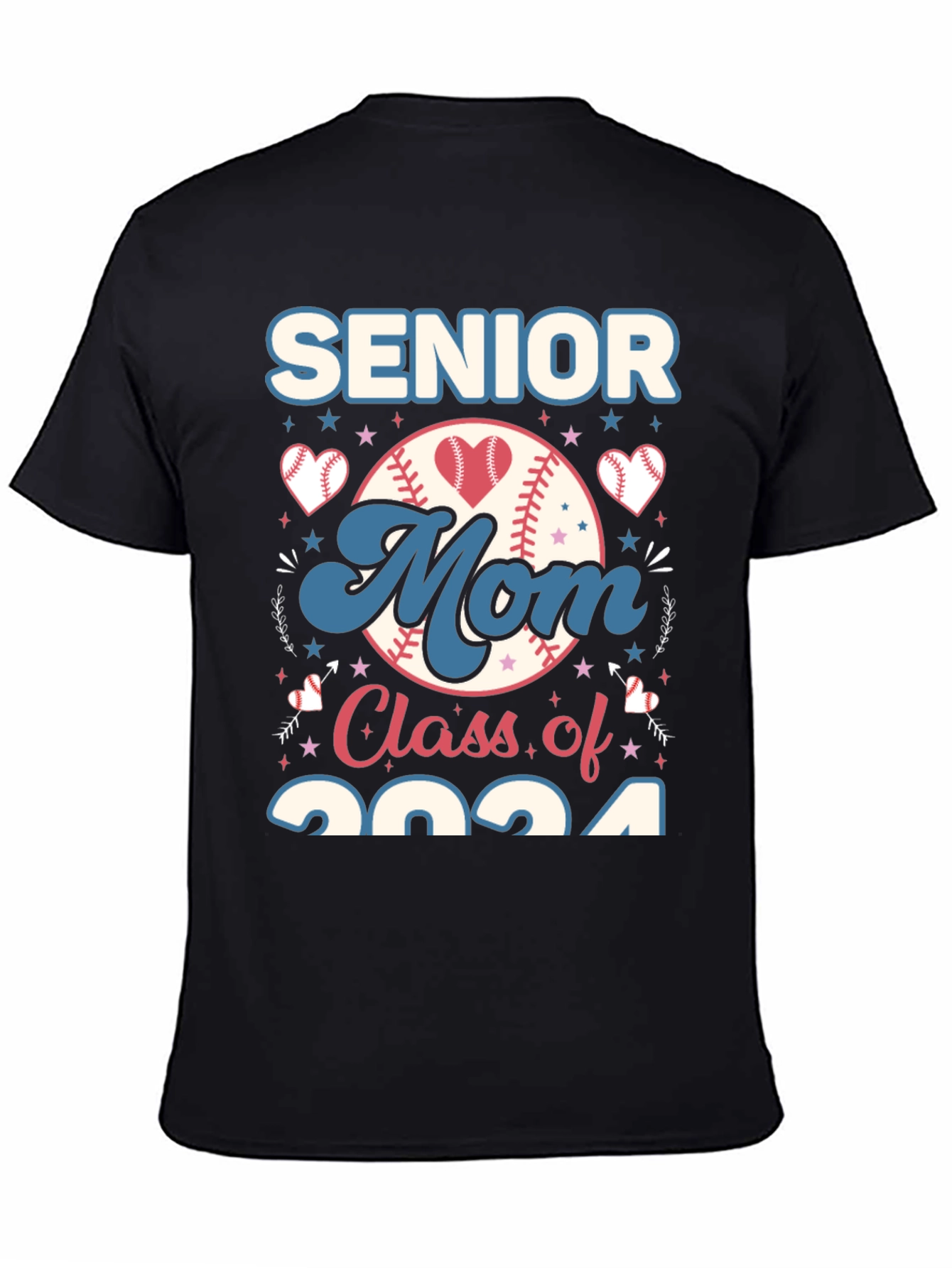 Camiseta Senior Mom Class of 2024 Béisbol