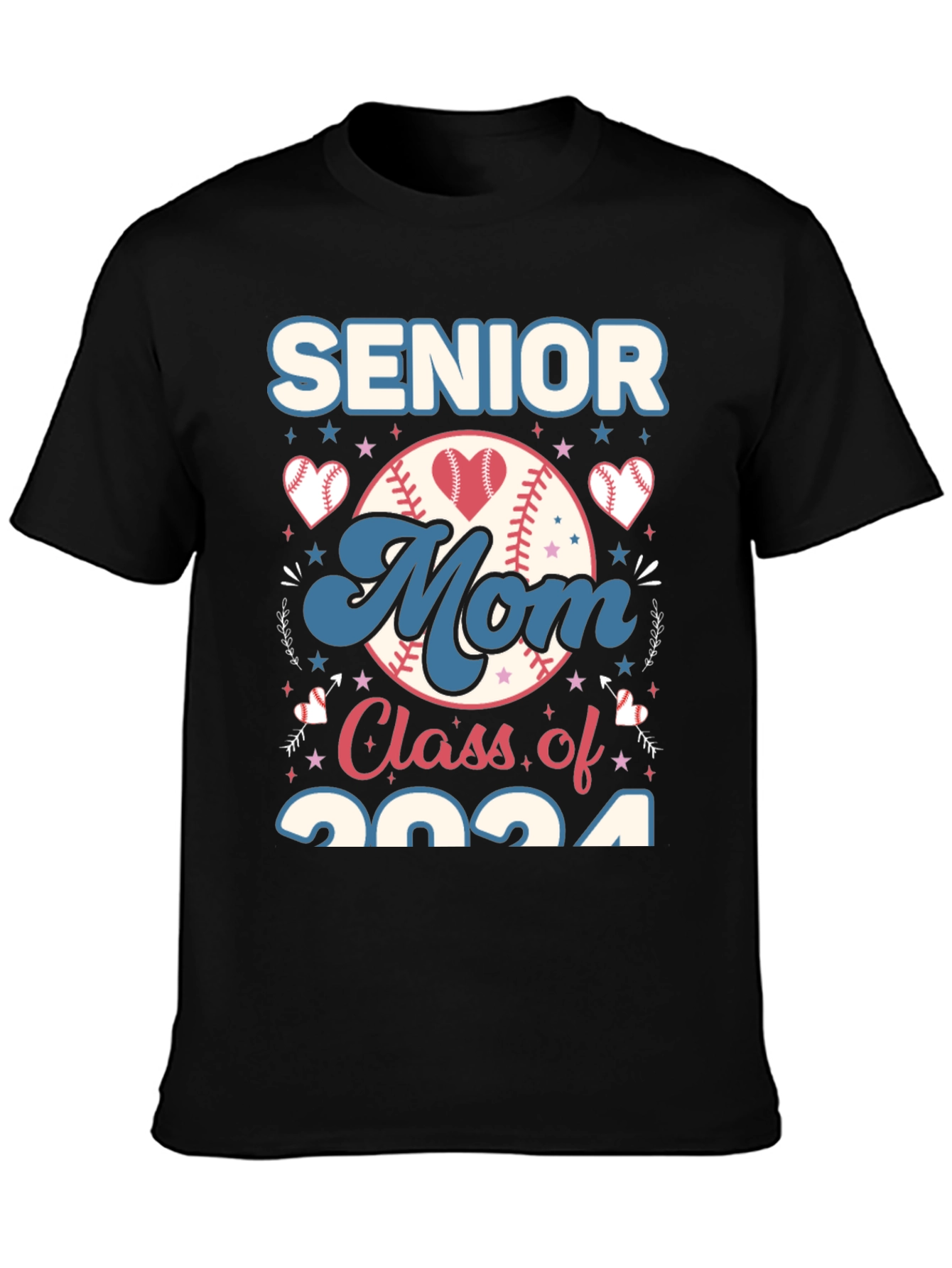 Camiseta Senior Mom Class of 2024 Béisbol