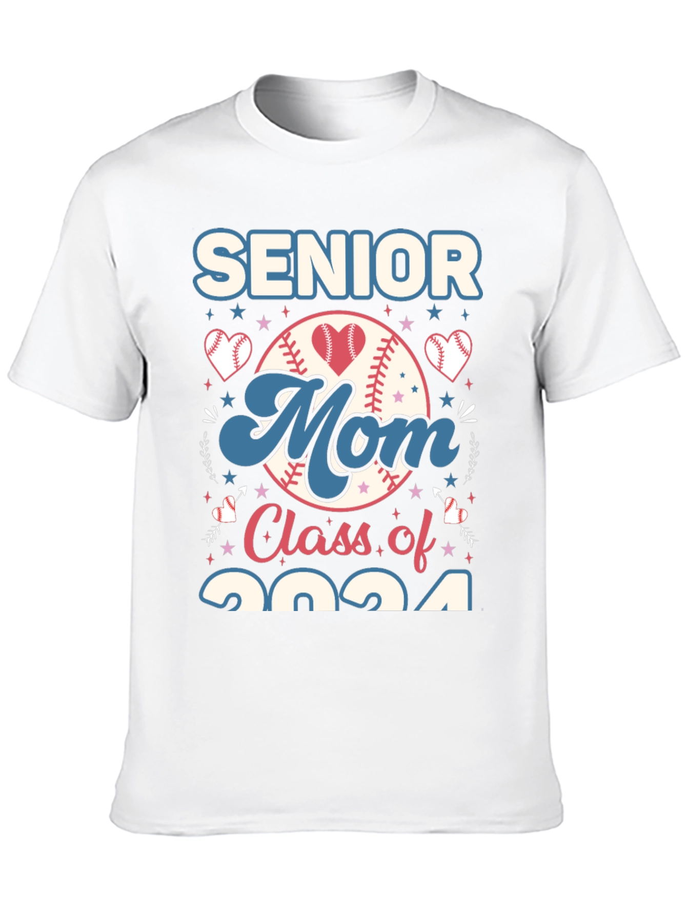 Camiseta Senior Mom Class of 2024 Béisbol