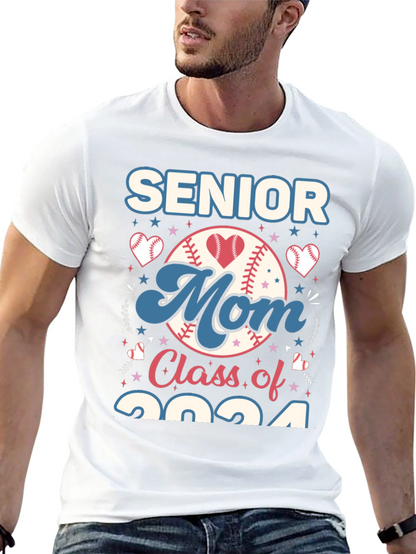 Camiseta Senior Mom Class of 2024 Béisbol