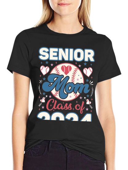 Camiseta Senior Mom Class of 2024 Béisbol