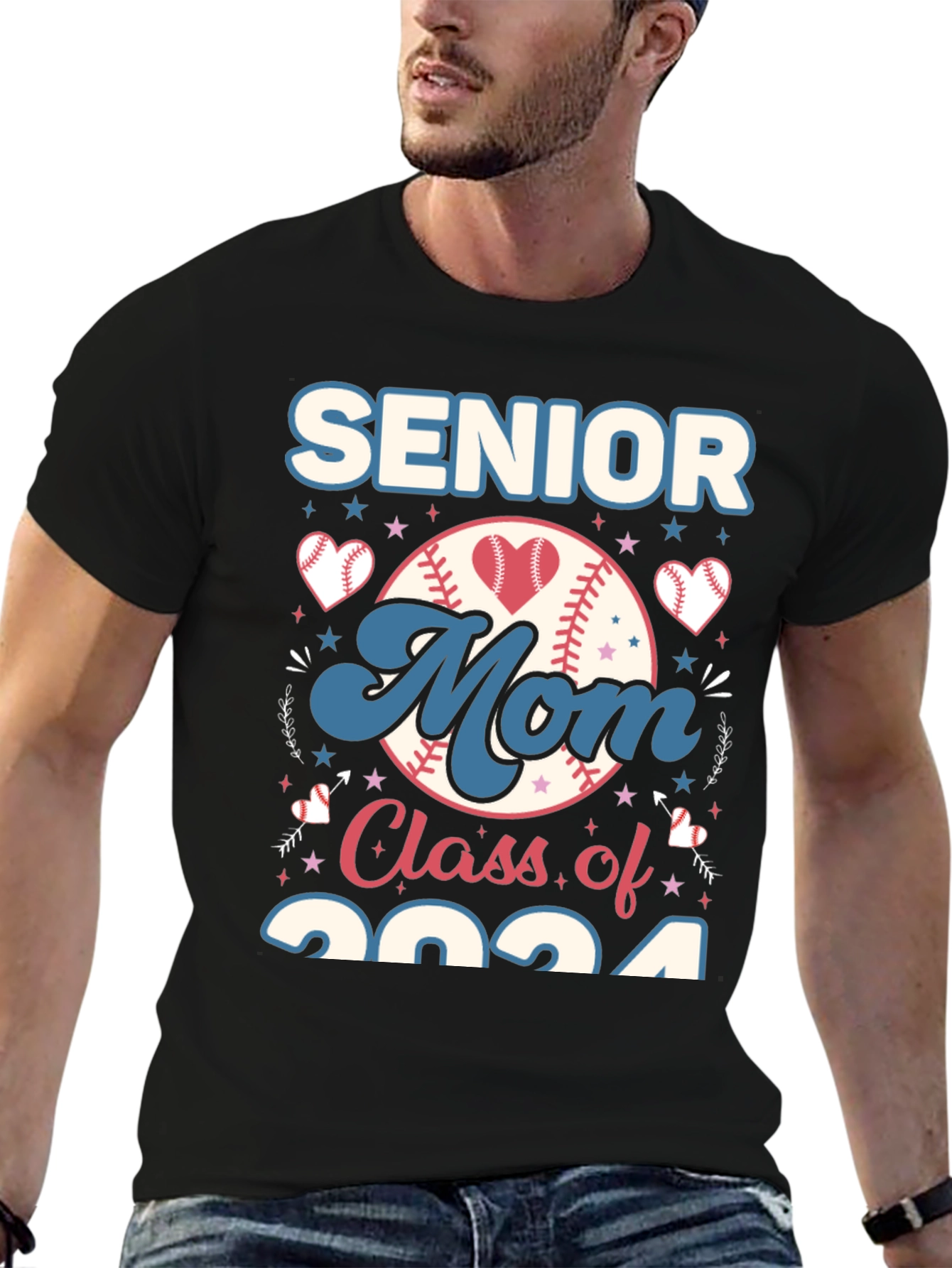 Camiseta Senior Mom Class of 2024 Béisbol