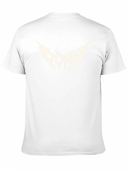 Camiseta Negra Hombre - Diseño Gráfico POPS