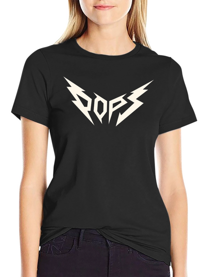 Camiseta Negra Hombre - Diseño Gráfico POPS