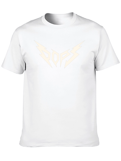Camiseta Negra Hombre - Diseño Gráfico POPS