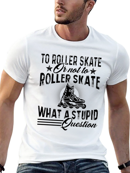 Camiseta Negra con Diseño de Patinaje – Estilo Casual