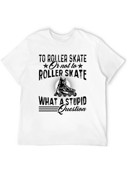 Camiseta Negra con Diseño de Patinaje – Estilo Casual
