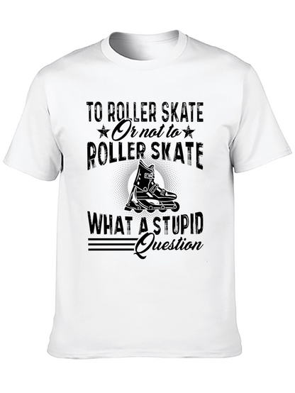 Camiseta Negra con Diseño de Patinaje – Estilo Casual
