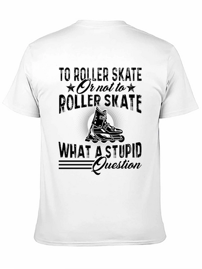 Camiseta Negra con Diseño de Patinaje – Estilo Casual