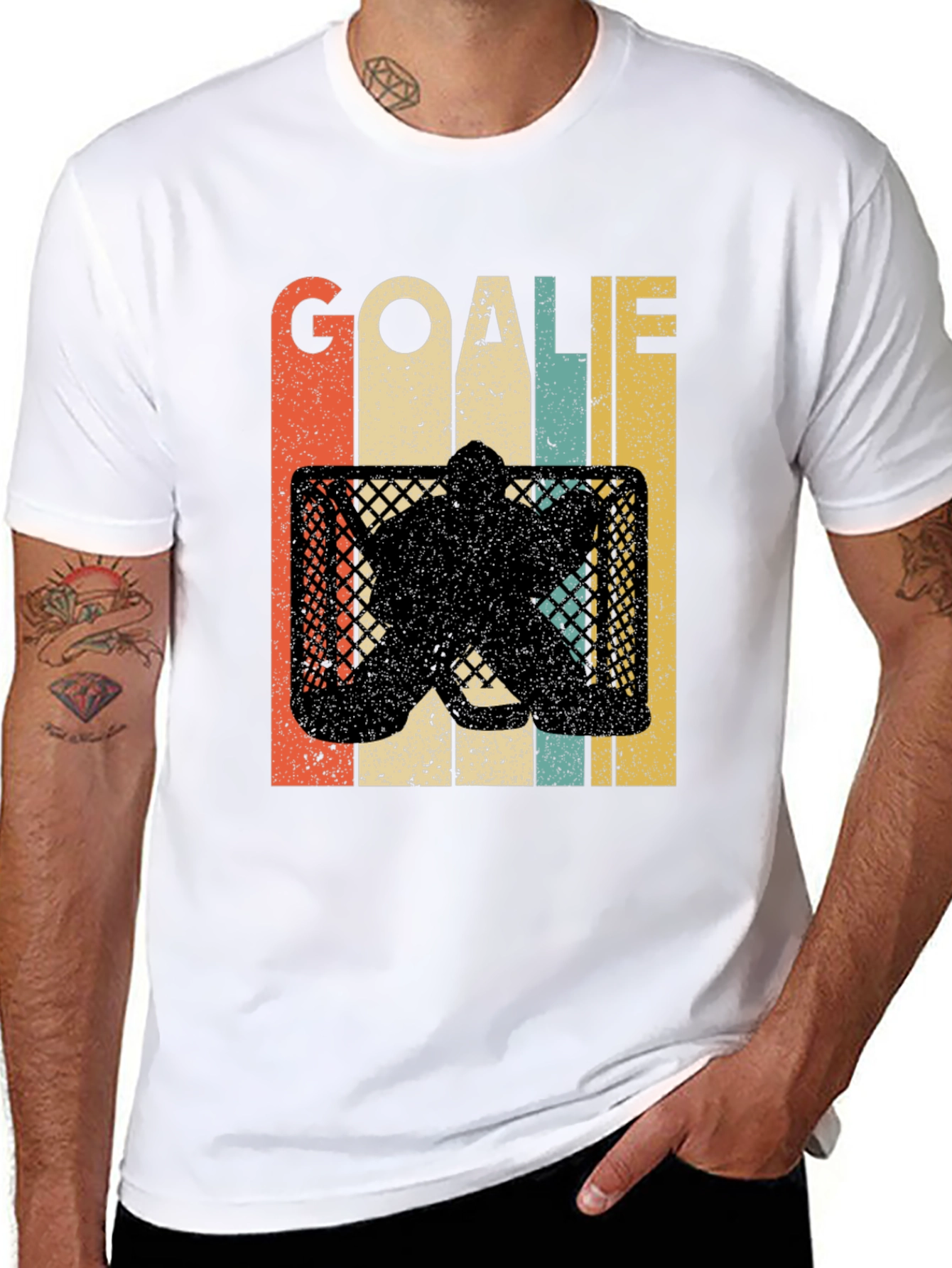 Camiseta Hockey Portero Retro