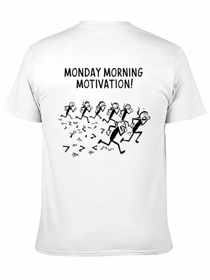 Camiseta Negra Motivación Lunes