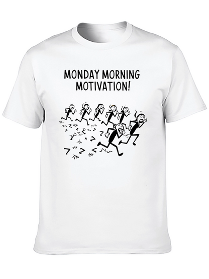 Camiseta Negra Motivación Lunes