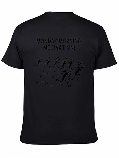 Camiseta Negra Motivación Lunes