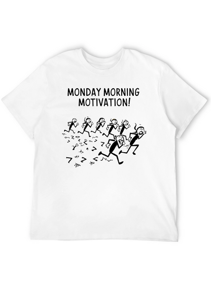 Camiseta Negra Motivación Lunes