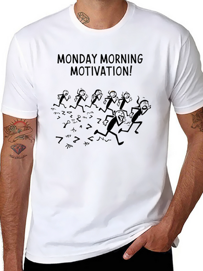 Camiseta Negra Motivación Lunes
