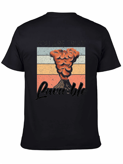 Camiseta Negra Lava-ble Retro