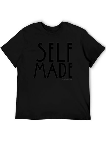 Camiseta Negra Self Made para Hombre