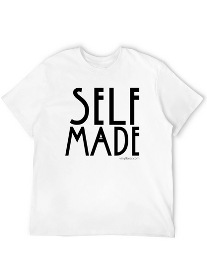 Camiseta Negra Self Made para Hombre