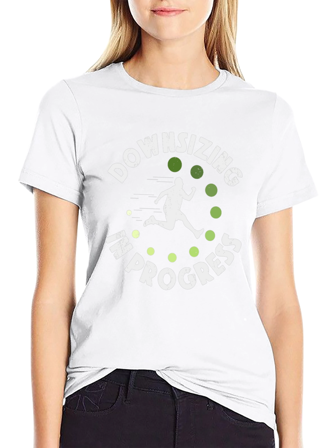 Camiseta Negra: Adelgazando en Proceso