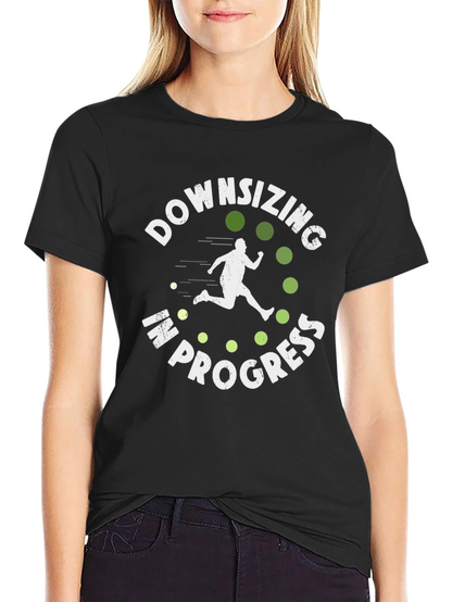 Camiseta Negra: Adelgazando en Proceso
