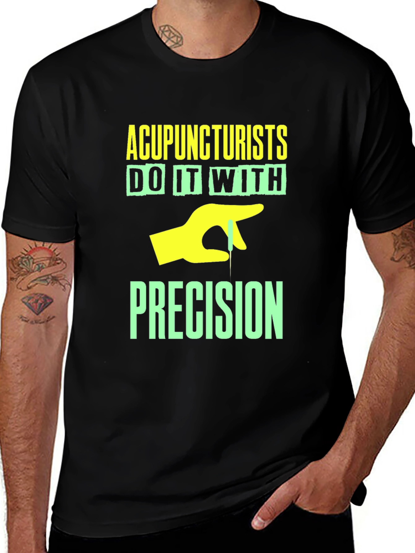 Camiseta Acupunturistas: Precisión y Estilo