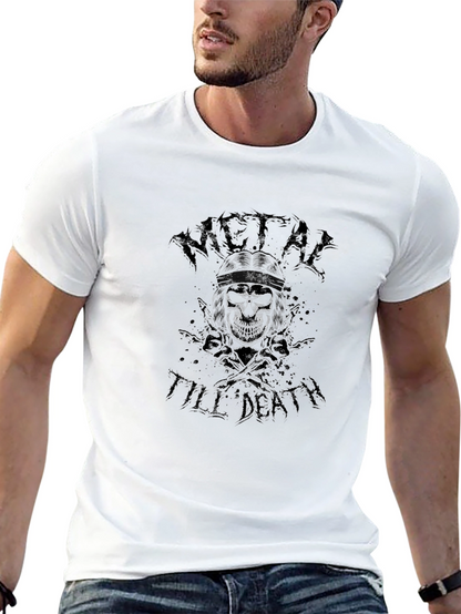 Camiseta Negra Metal Till Death