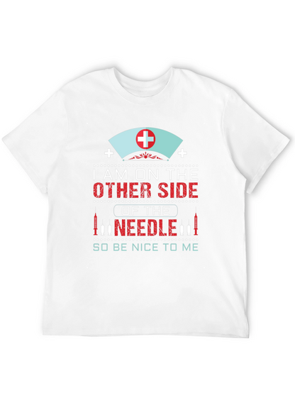 Camiseta Negra: Soy la enfermera ¡sé amable!