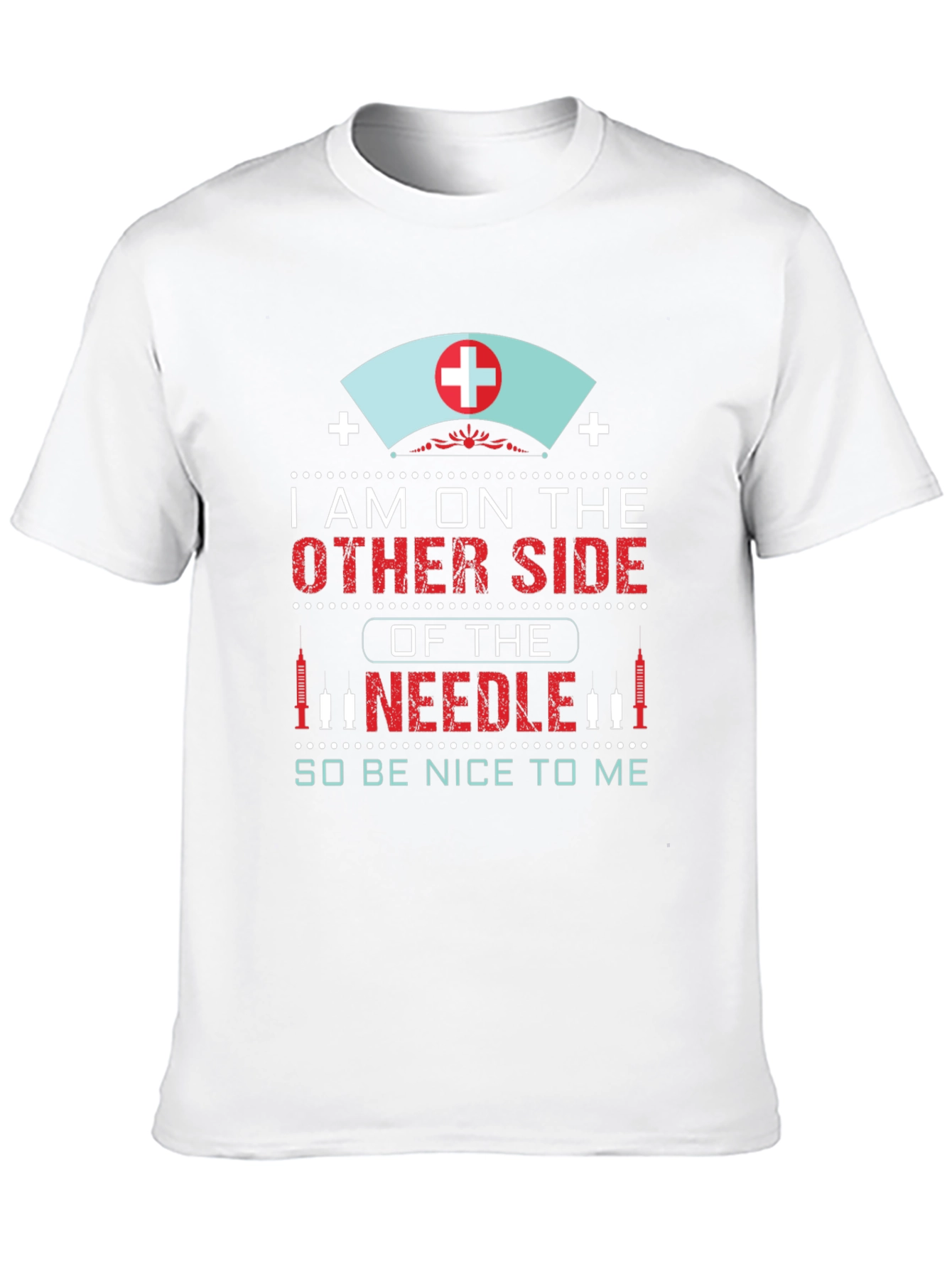 Camiseta Negra: Soy la enfermera ¡sé amable!