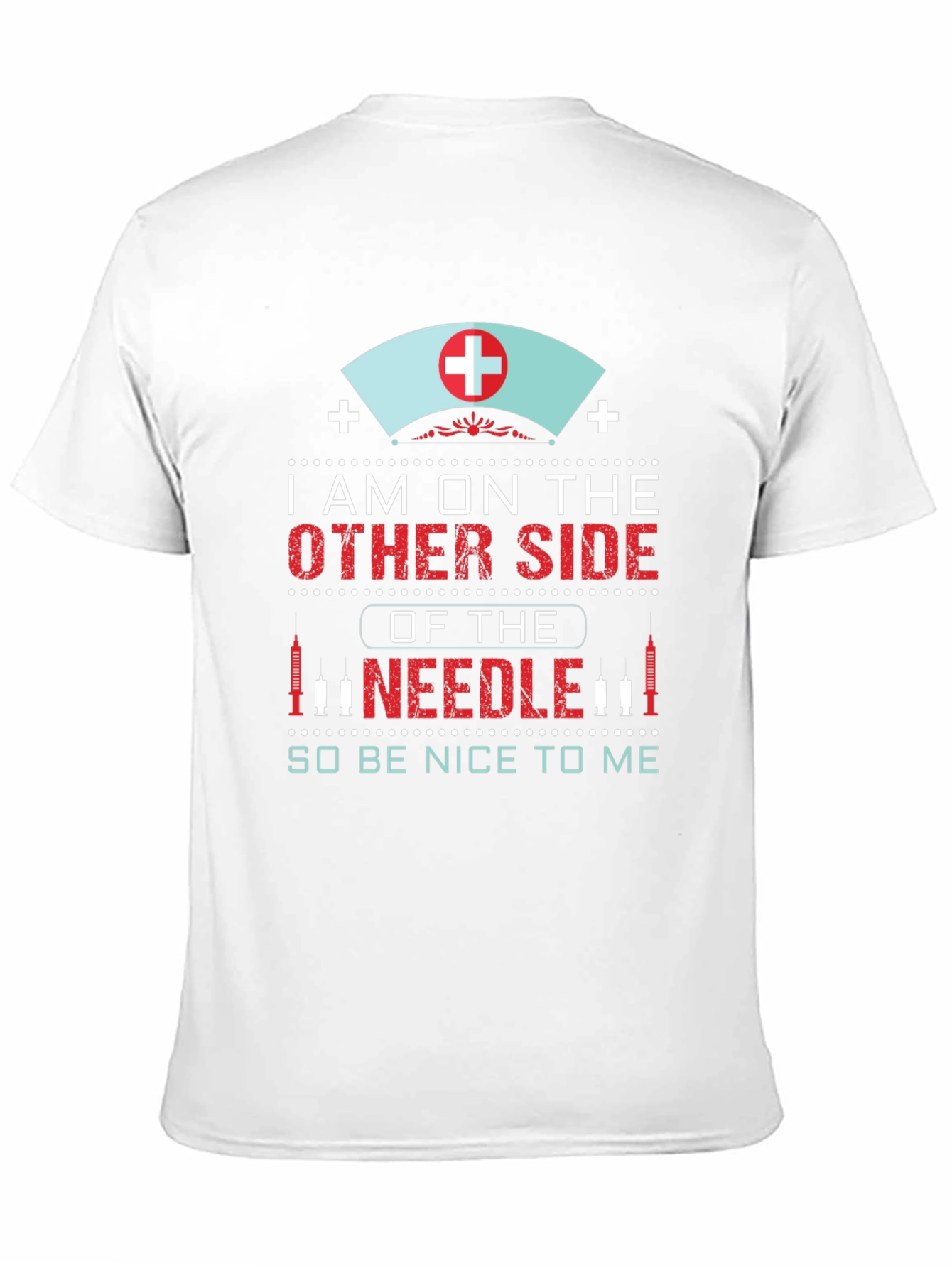 Camiseta Negra: Soy la enfermera ¡sé amable!