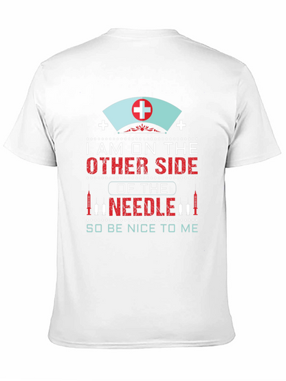 Camiseta Negra: Soy la enfermera ¡sé amable!