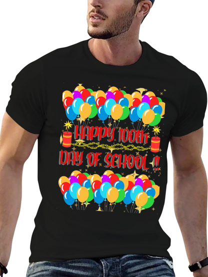 Camiseta de Celebración Día 100 de Escuela